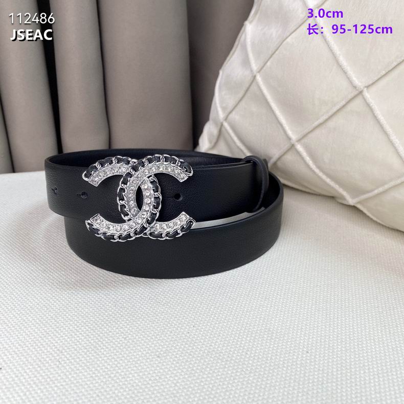 Chanel belt 30mmX90-125cm 8L148